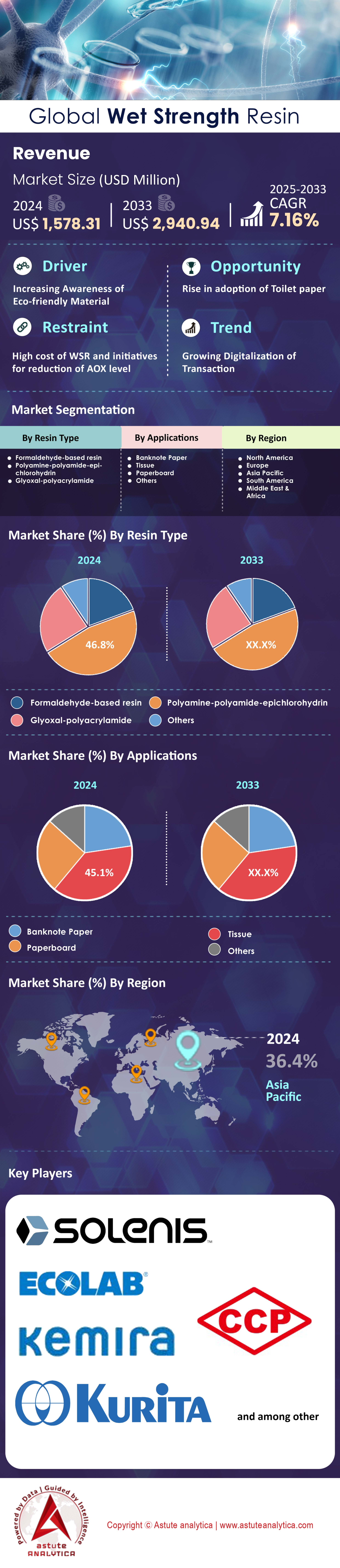 湿潤強力樹脂市場